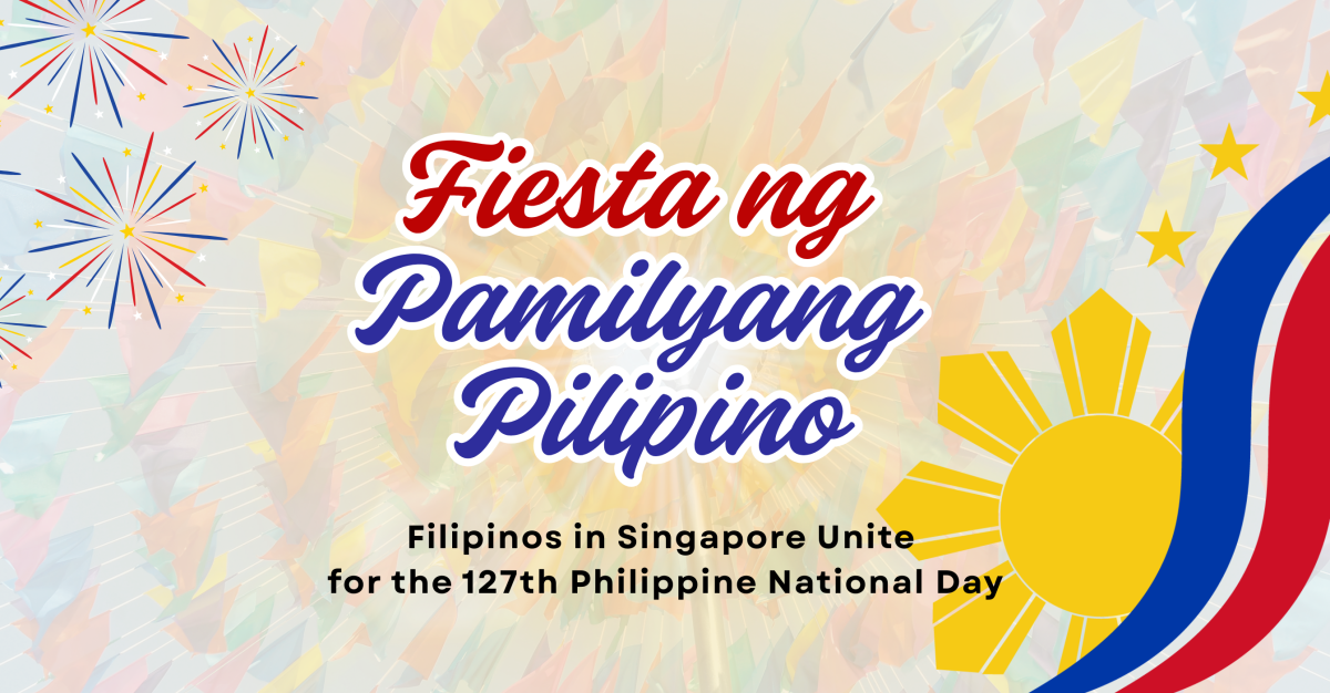 Filipinos celebrating heritage and unity at Fiesta ng Pamilyang Pilipino 2025 during the 127th Philippine National Day in Singapore