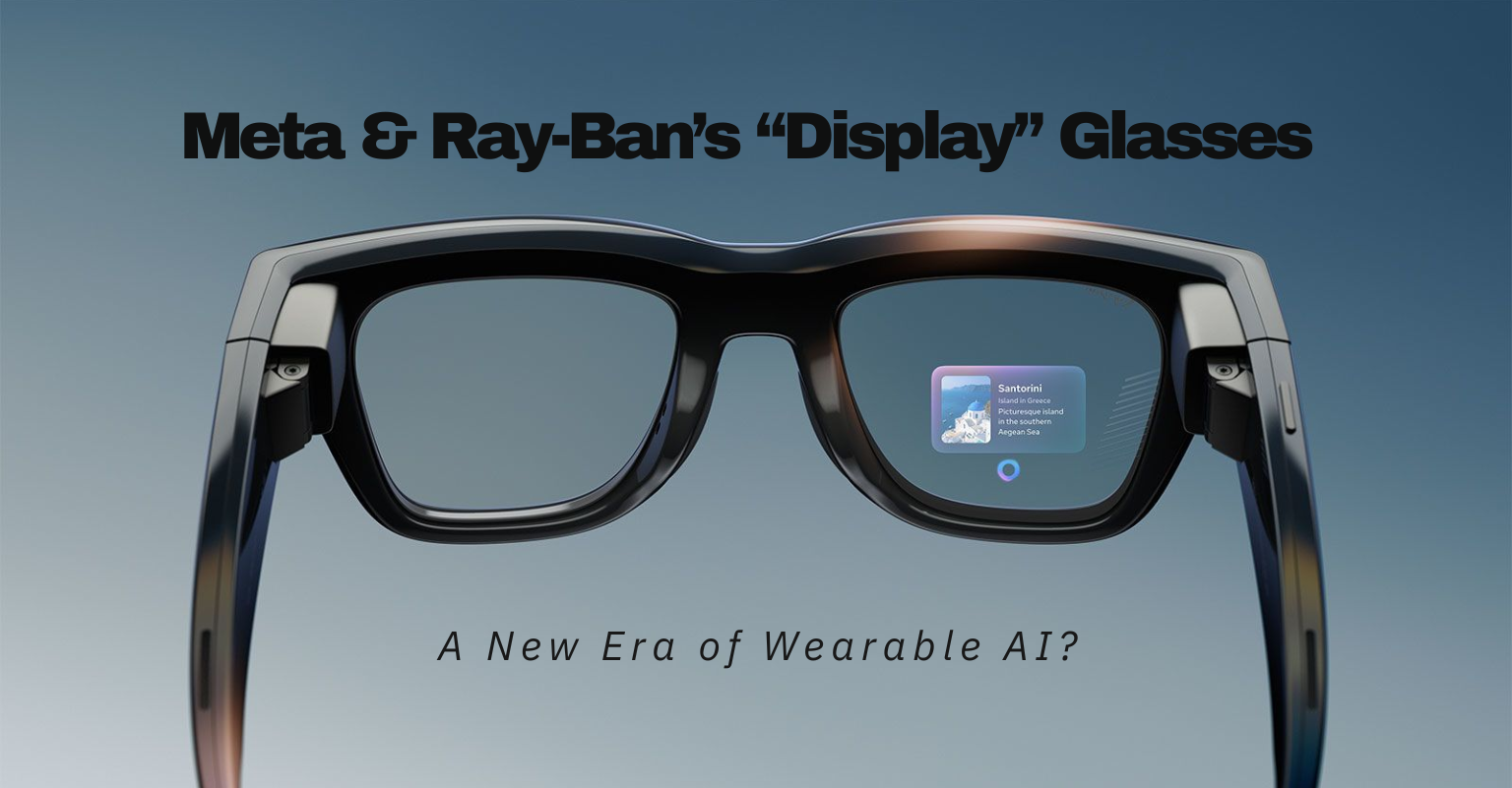 Meta Ray Ban Display Glasses