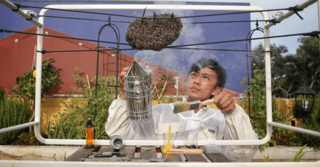 Clarence Chua, founder of The Sundowners, leading sustainable and nature-based experiences at the Old Bukit Timah Fire Station in Singapore