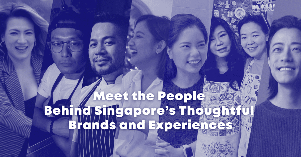 Portraits of founders, chefs, and hosts behind thoughtful food and experience-led brands in Singapore