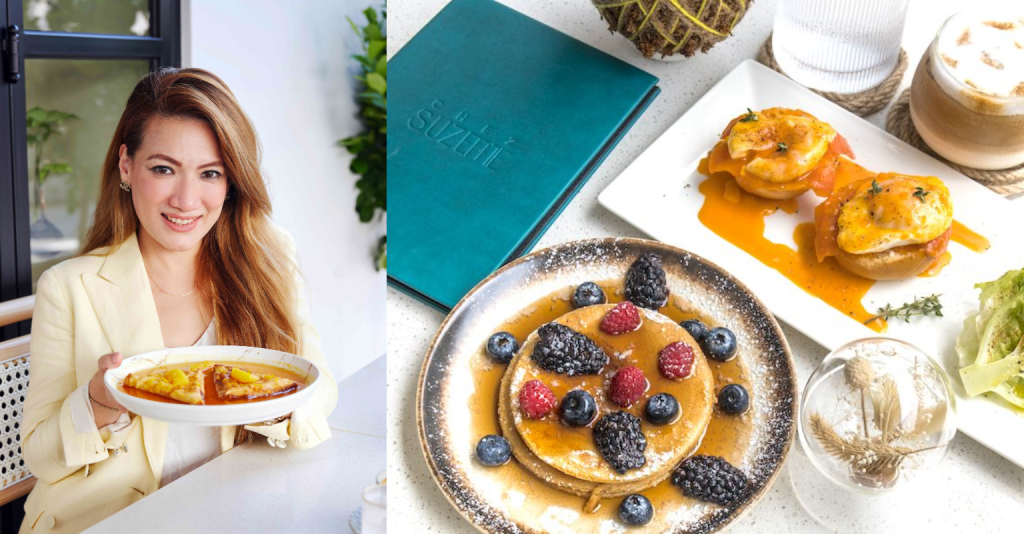 Suzette, founder of Chez Suzette, creating a warm and welcoming dining experience rooted in genuine hospitality in Singapore
