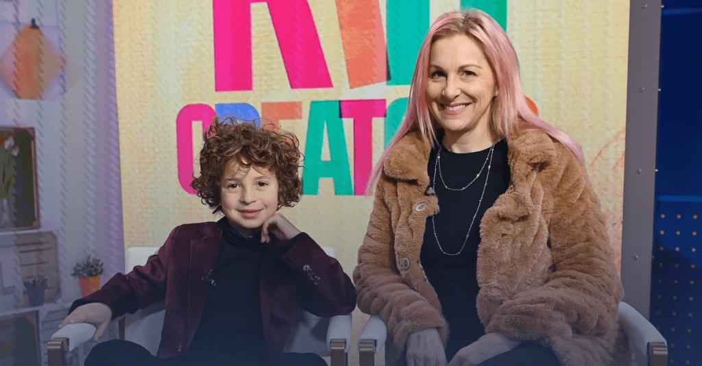 Max Alexander with his mother Sherri Madison, artist and creative supporter behind Couture to the Max