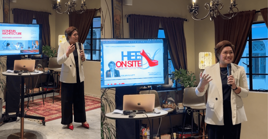 Architect Joan De Leon Tabinas discussing sustainability, leadership, and interconnected systems.